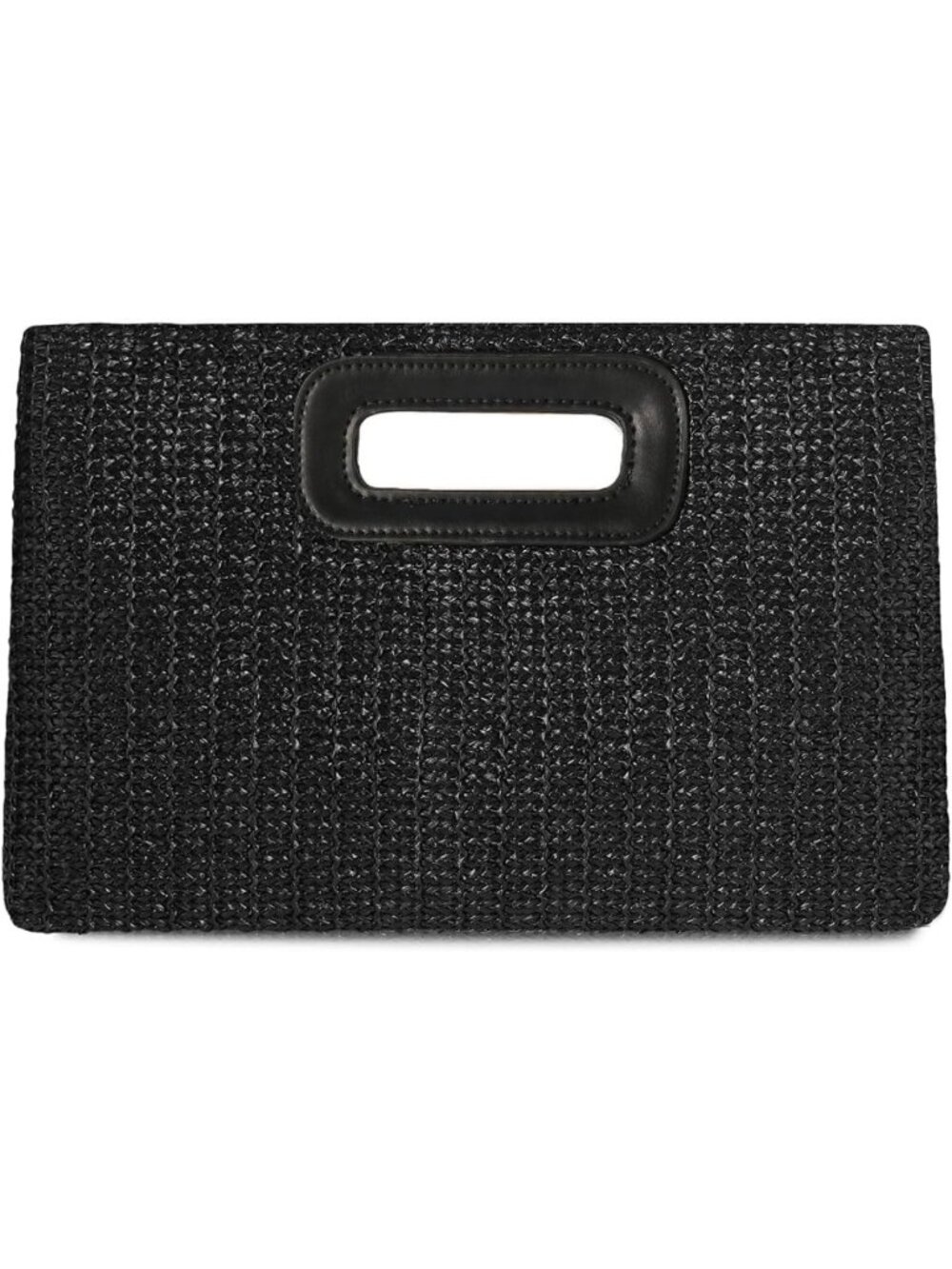 Handmade Woven Straw Beach Clutch Bag for Women, Summer Crossbody Purse with